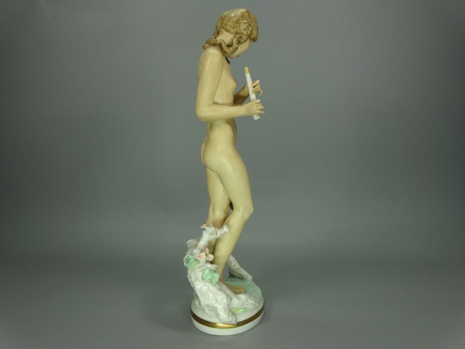 Vintage Forest Nymph Porcelain Figurine Original Hutschenreuther Art Sculpture Decor #Ru787