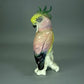 Vintage Pink Cockatoo Porcelain Figurine Original KARL ENS Art Sculpture Decor #Ru765