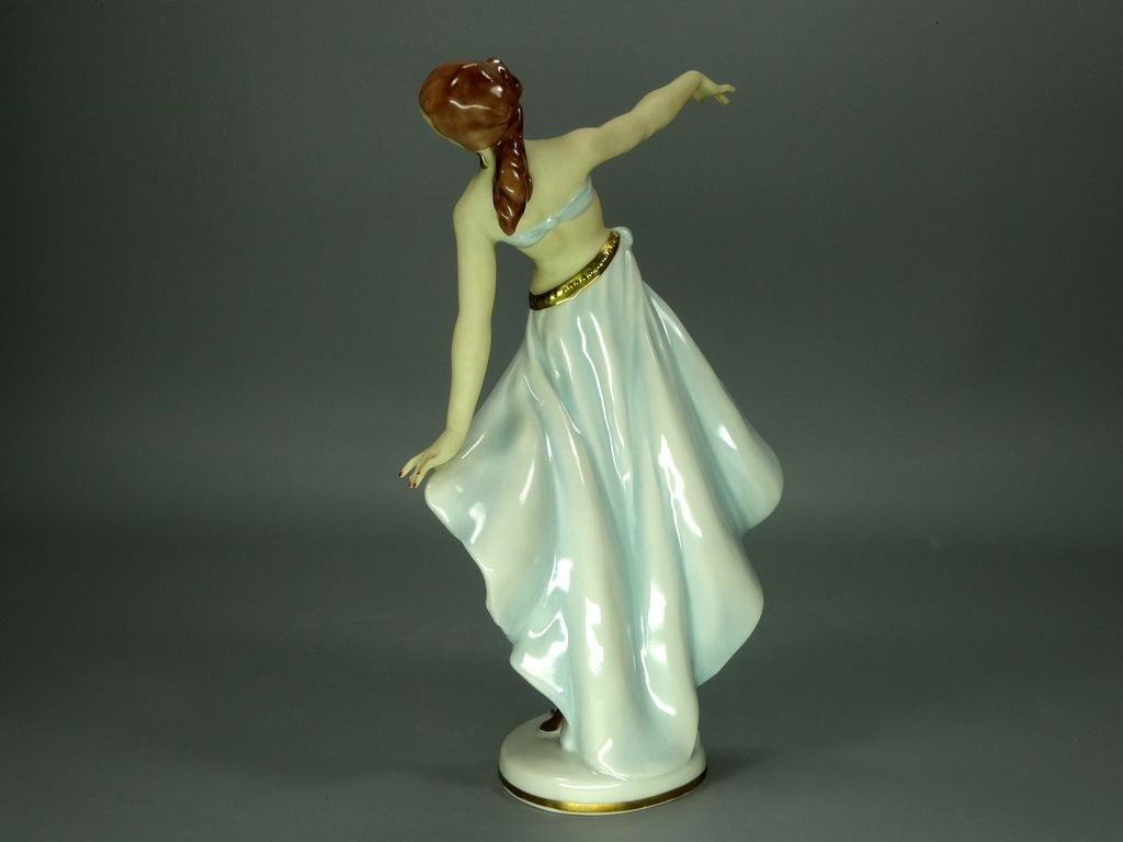 Vintage Cabaret Lady Dancer Original Alka Kunst Porcelain Figure Art Statue Gift #Ru562
