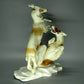 Vintage Playing Greyhounds Original Hutschenreuther Porcelain Figurine Sculpture #Ru402