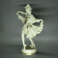 Antique Lady Dancer Porcelain Figurine Original Hutschenreuther Art Sculpture #Ru313