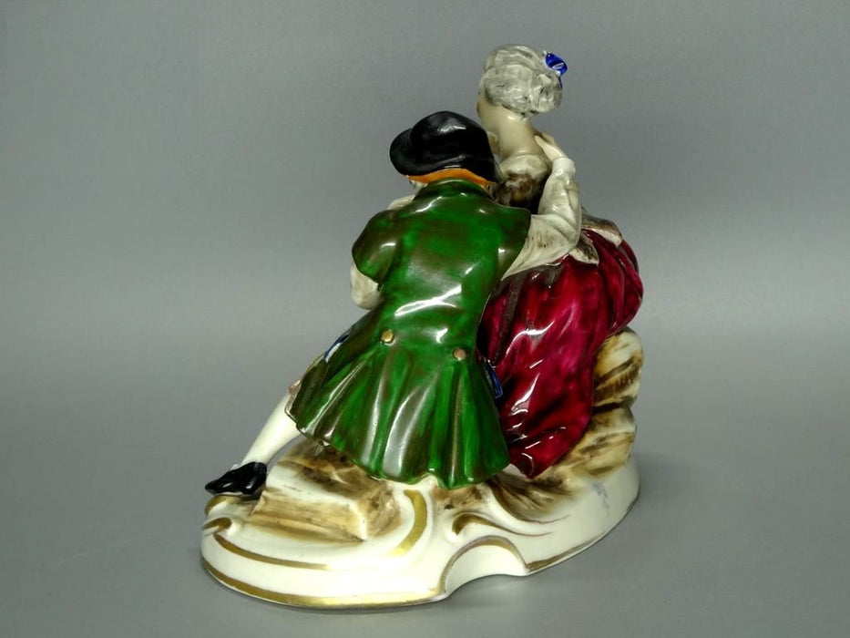 Antique Love Couple Original FRITZ AKKERMAN Porcelain Figure Art Sculpture Decor #Ru420