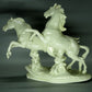 Antique Running Horses Porcelain Figurine Original Karl Ens Art Sculpture Decor #Ru357