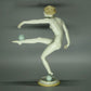 Antique Nude Girl Play Balls Porcelain Hutschenreuther Figurine Sculpture Decor #Ru128