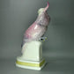 Antique Pink Cockatoo Porcelain Figurine Karl Ens Original Art Sculpture Decor #Ru163