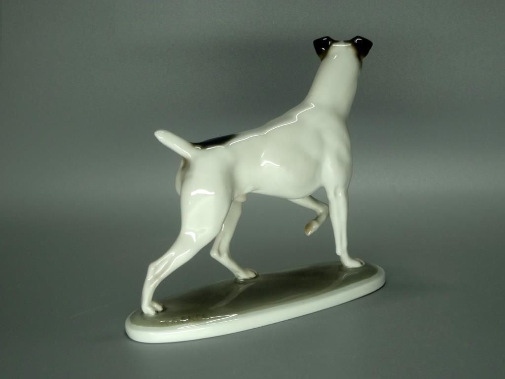 Vintage Japanese Terrier Dog Original Rosentha Porcelain Figurine Art Sculpture #Ru429