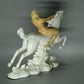 Vintage Nude Lady Ride Horse Porcelain Figure Schaubach Kunst Germany Art Decor #Ru56