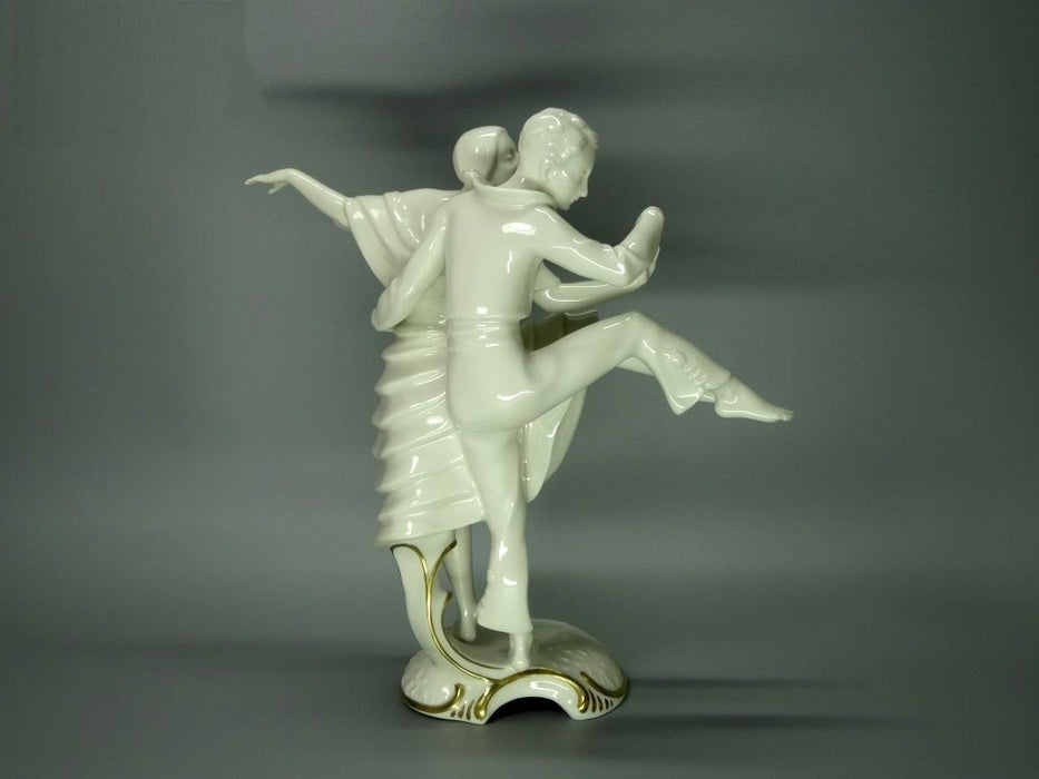 Antique Dancing Couple Porcelain Figure Hutschenreuther Sculpture Art Decor #Ru132