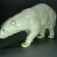 Vintage XXL Polar White Bear Porcelain Figurine Original Royal Dux 20th Art Sculpture #Ru866