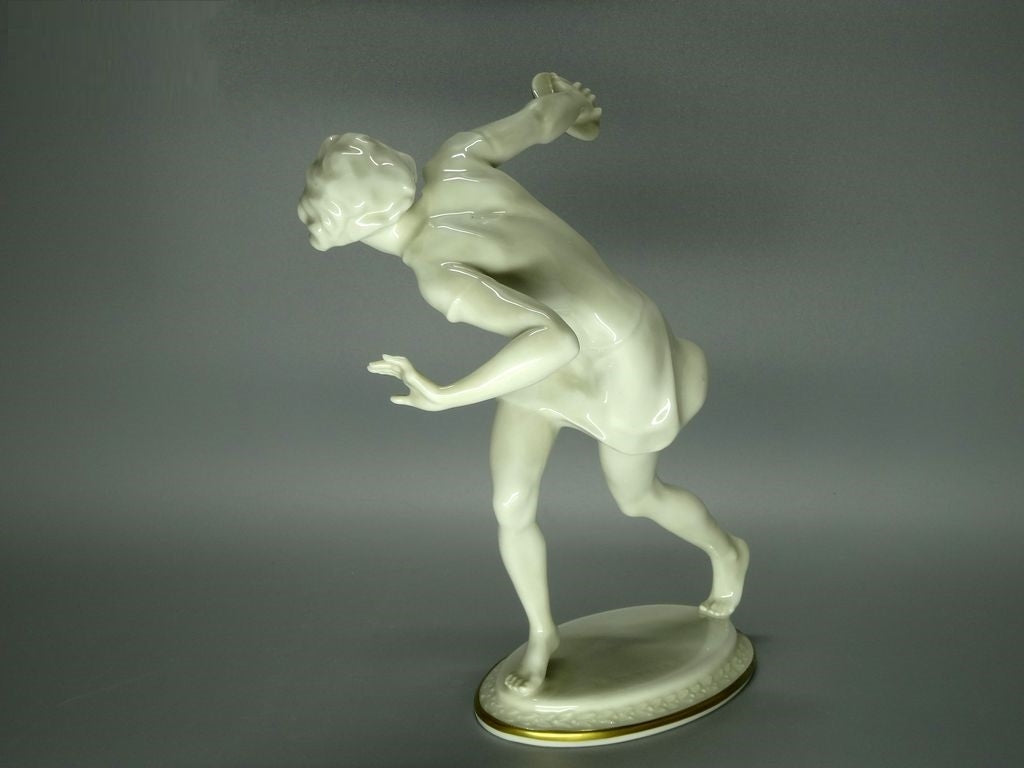 Vintage Discus Thrower Original Hutschenreuther Porcelain Figurine Art Sculpture #Ru397