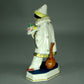 Antique Little Pierrot Porcelain Figurine Original Katzhutte Art Sculpture Decor #Ru836