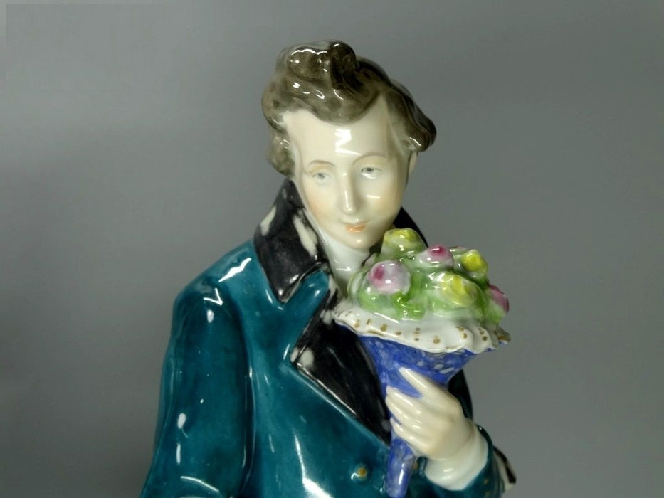 Antique Tenderness Love Original Karl Ens 20th Porcelain Figurine Art Sculpture #Ru274