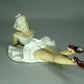 Vintage Naughty Lady Porcelain Figurine Original Schaubach Kunst Art Sculpture Decor #Ru791
