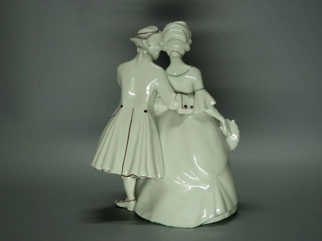 Antique Romantic Love Original Kister Alsbach Porcelain Figurine Art Sculpture #Ru493