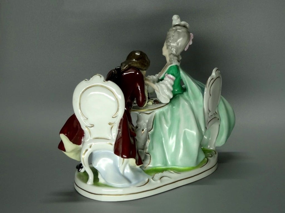Vintage Occasion Couple Porcelain Figurine Kister Alsbach Germany Art Sculpture #Ru139
