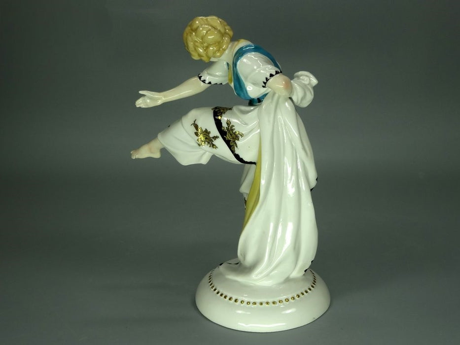 Antique Culture Lady Dance Original Katzhutte Porcelain Figure Statue Art Decor #Ru596