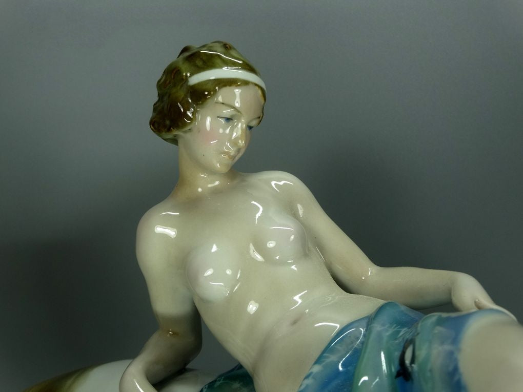 Antique XL Rape Of Europe Porcelain Figurine Original Unterweissbach Art Sculpture #Ru755