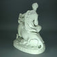 Antique Rape Of Europe Porcelain Figurine Original Volkstedt Art Sculpture Decor #Ru723