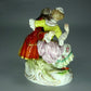 Antique Handy Love Porcelain Figurine Original Volkstedt 20h Art Sculpture Dec #Ru929