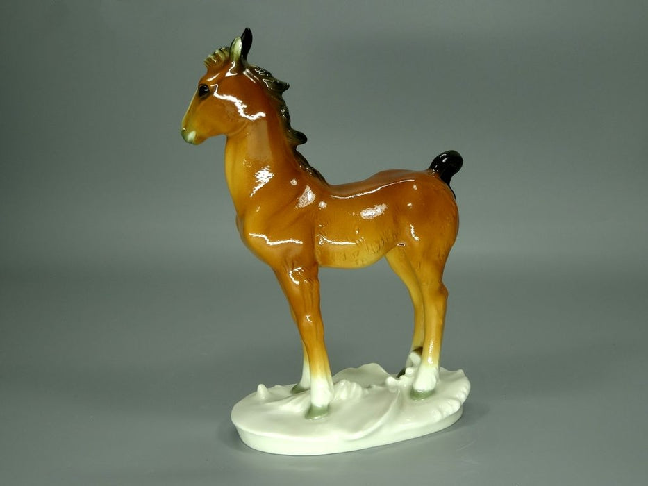 Antique Proud Horse Porcelain Figurine Original KARL ENS 20th Art Sculpture Dec #Ru957