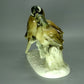 Antique Porcelain Sparrows Birds Mother Figure Hutschenreuther Germany Art Decor #Ru123