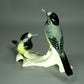 Vintage Pair Of Wagtails Birds Original KARL ENS Porcelain Figurine Statue Decor #Ru571