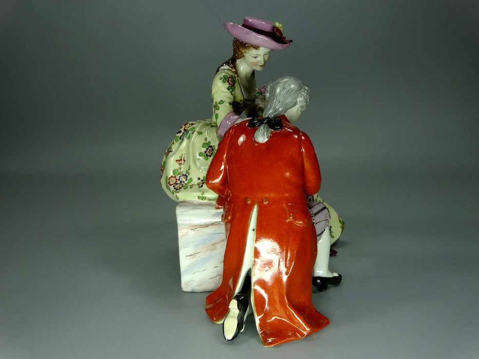 Antique Forgiveness Porcelain Figurine Original Ludwigsburg Art Sculpture Decor #Ru844