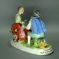 Vintage Flower Seller Original Sitzendorf Porcelain Figurine Art Sculpture Decor #Ru421