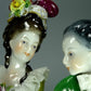 Antique Love Walk Porcelain Figurine Original VOLKSTEDT20th Art Sculpture Dec #Ru918