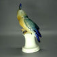 Antique Porcelain Blue Parrot Figurine Karl Ens Germany Art Sculpture Decor #Ru147