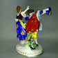 Antique Nice Meeting Couple Porcelain Figurine Samson France Art Decor #Ru88