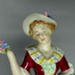 Vintage Flower Couple Lover Porcelain Figurine Kister Alsbach Germany Sculpture #Ru110