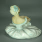Vintage Resting Ballerina Porcelain Figurine Original Unterweissba Art Sculpture #Ru344