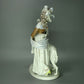 Vintage Lady & Greyhound Porcelain Figure Original Rosenthal Art Sculpture Decor #Ru282
