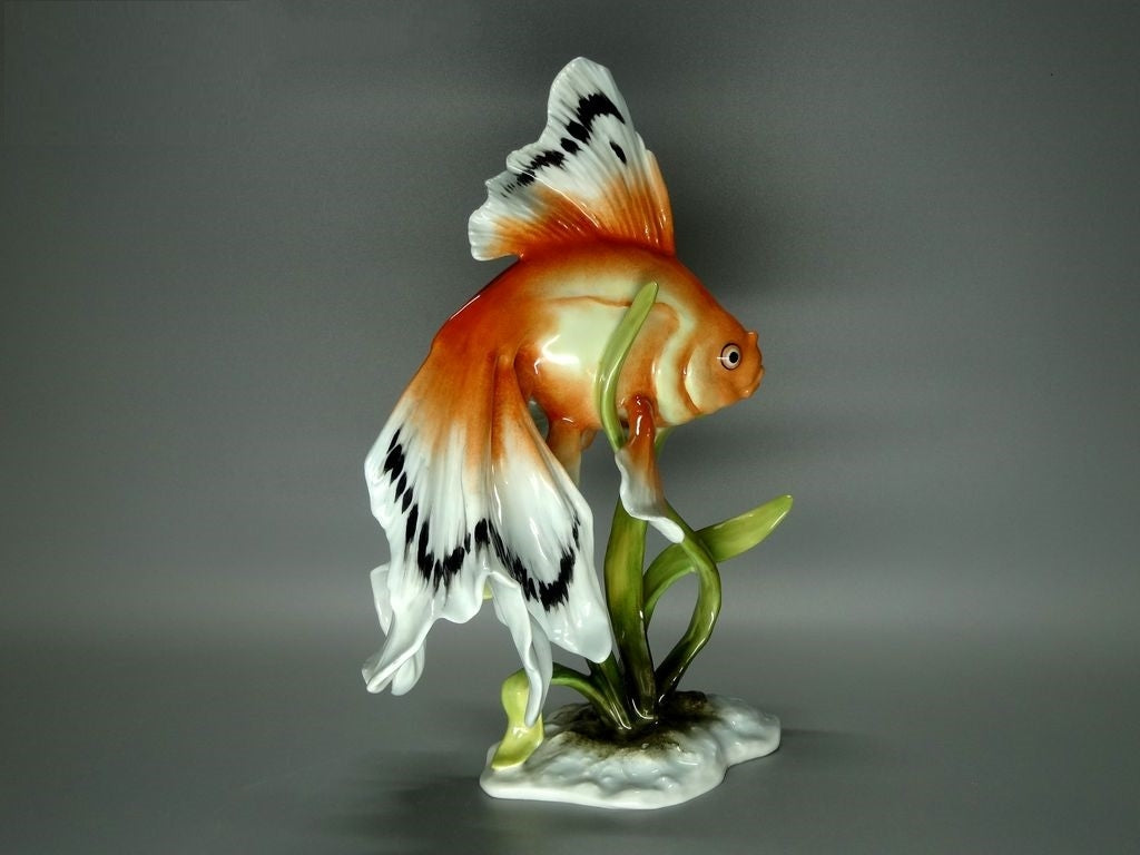 Vintage Goldfish Porcelain Figure Original Rosenthal Art Statue Home Decor Gift #Ru621