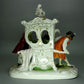 Vintage Lady Carriage Porcelain Figurine Original Kister Alsbach Art Sculpture Decor #Ru770