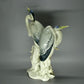 Antique Gray Herons Porcelain Figurine Original KARL ENS Germany 20th Art Sculpture Dec #Ru982