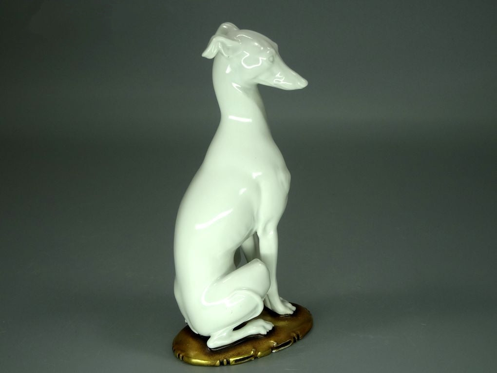 Antique Levretka Dog Porcelain Figurine Original Rosenthal Art Sculpture Decor #Ru733