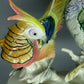 Vintage Golden Pheasants Birds Porcelain Figure Karl Ens Germany Art Decor #Ru127