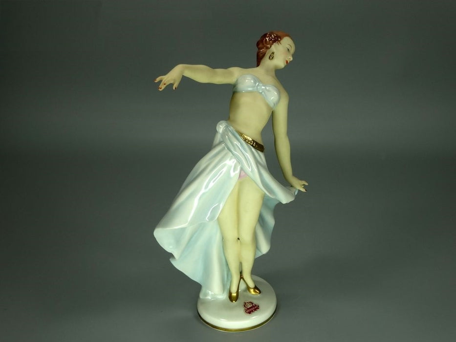 Vintage Cabaret Lady Dancer Original Alka Kunst Porcelain Figure Art Statue Gift #Ru562