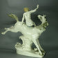Vintage Nude On Horse Porcelain Figurine Hutschenreuther Original Art Sculpture #Ru194