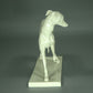 Vintage White Levretka Dog Porcelain Figurine Original Nymphenburg Art Decor #Ru657