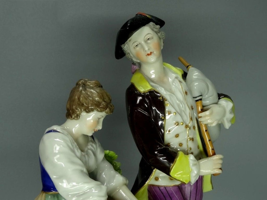 Antique Romantic Music Band Original LUDWIGSBURG Porcelain Figure Art Sculpture #Ru520