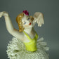 Antique Porcelain Ballerina Lady Dancer Figurine Sitzendorf Germany Art Sculpture #O