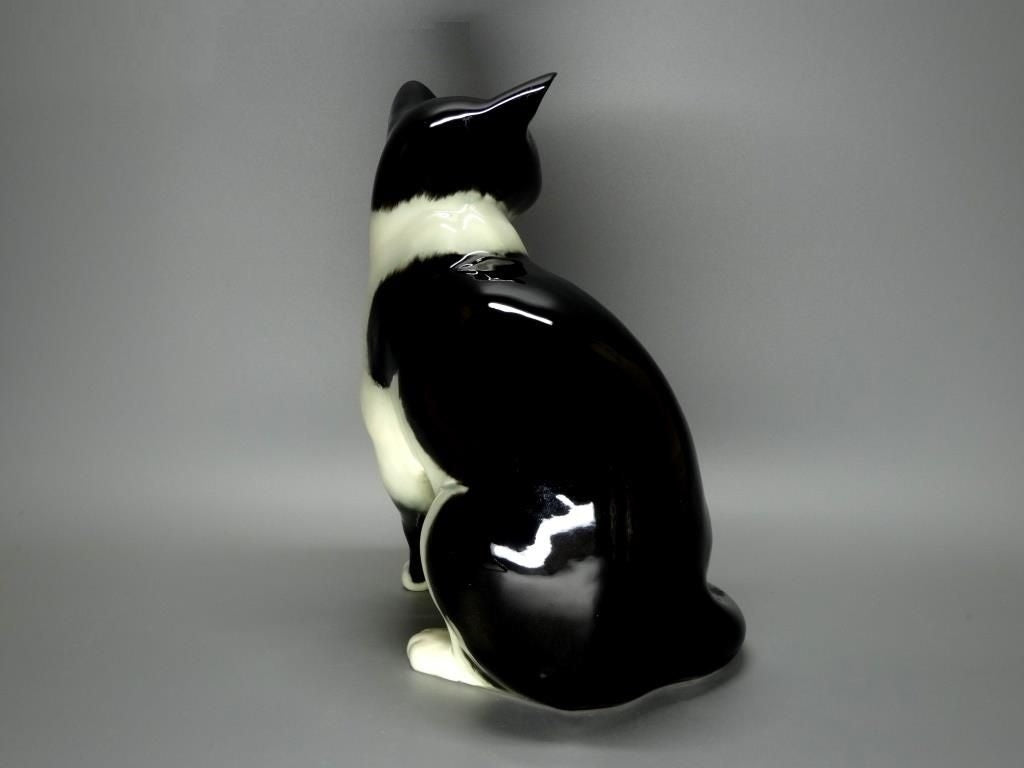 Vintage Porcelain Cute Cat Figure Goebel Germany 1955-75 Ceramic Art Decor #Ru52