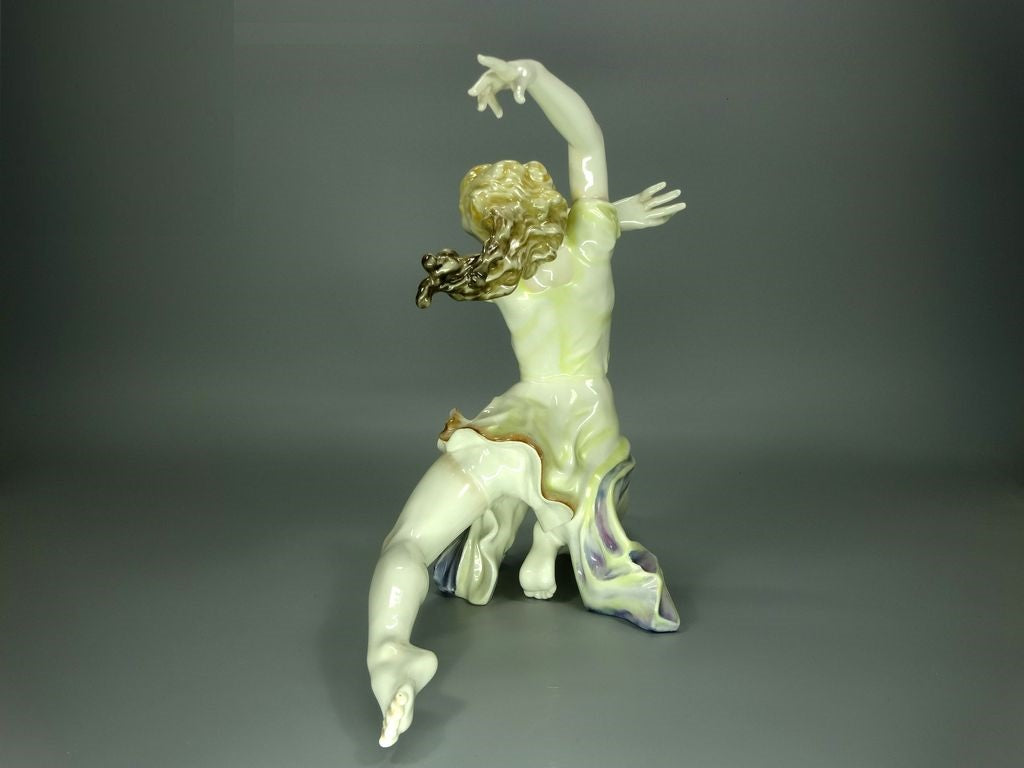Vintage Final Dancer Move Original Hutschenreuther Porcelain Figurine Art Statue #Ru534