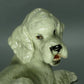 Antique White Poodle Dog Original Keramos Porcelain Figurine Art Sculpture Decor #Ru403
