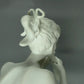 Vintage White Nude Play Melody Lady Porcelain Figurine Kaiser Germany Sculpture #Qq