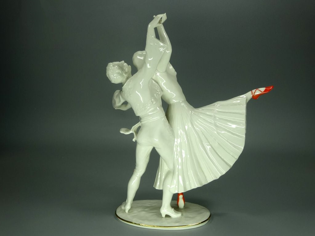 Vintage Tango Dancers Porcelain Figurine Original Hutschenreuther Art Sculpture Decor #Ru807