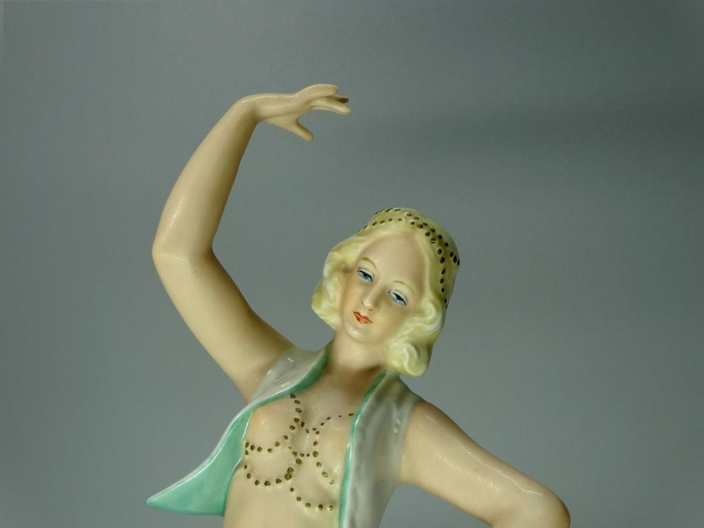 Vintage Oriental Dancer Porcelain Figure Original Schaubach Kunst Art Sculpture #Ru179